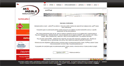 Desktop Screenshot of ms-meble.pl